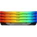 Память DDR4 4x8GB 3600MHz Kingston KF436C16RB2AK4/32 Fury Renegade RGB RTL Gaming PC4-28800 CL16 DIMM 288-pin 1.35В single rank с радиатором Ret