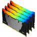 Память DDR4 4x8GB 3600MHz Kingston KF436C16RB2AK4/32 Fury Renegade RGB RTL Gaming PC4-28800 CL16 DIMM 288-pin 1.35В single rank с радиатором Ret
