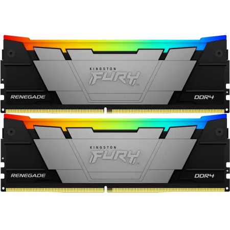 Память DDR4 2x8GB 4266MHz Kingston KF442C19RB2AK2/16 Fury Renegade RGB RTL Gaming PC4-34100 CL19 DIMM 288-pin 1.4В kit single rank с радиатором Ret