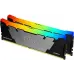 Память DDR4 2x8GB 4266MHz Kingston KF442C19RB2AK2/16 Fury Renegade RGB RTL Gaming PC4-34100 CL19 DIMM 288-pin 1.4В kit single rank с радиатором Ret