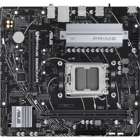 Материнская плата Asus PRIME B650M-R SocketAM5 AMD B650 2xDDR5 mATX AC`97 8ch(7.1) 2.5Gg RAID+HDMI