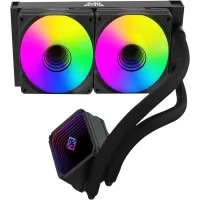 Система водяного охлаждения GMNG GG-LC240ARGB1 ARGB 120x120x25mm Soc-AM5/AM4/1151/1200/2066/1700 черный 4-pin 22-35dB Al+Cu 260W 1200gr Ret (GG-LC240ARGB1-BK) Система водяного охлаждения GMNG GG-LC240ARGB1 ARGB 120x120x25mm Soc-AM5/AM4/1151/1200/2066/1700 черный 4-pin 22-35dB Al+Cu 260W 1200gr Ret (GG-LC240ARGB1-BK)