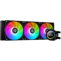 Система водяного охлаждения ID-Cooling SL360 XE ARGB Soc-AM5/AM4/1151/1200/2066/1700 черный 4-pin 14-30dB Al+Cu LCD 350W Ret