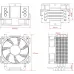 Устройство охлаждения(кулер) ID-Cooling SE-903-XT Basic Soc-AM5/AM4/1151/1200/1700 черный 4-pin 14-26dB Al+Cu 130W 650gr Ret