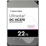 Жесткий диск WD SATA-III 22TB 0F48155 WUH722222ALE6L4 Server Ultrastar DC HC570 512E (7200rpm) 512Mb 3.5"