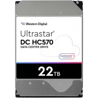 Жесткий диск WD SATA-III 22TB 0F48155 WUH722222ALE6L4 Server Ultrastar DC HC570 512E (7200rpm) 512Mb 3.5"