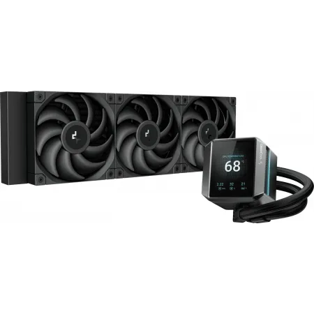 Система водяного охлаждения Deepcool Mystique 360 Soc-AM5/AM4/1151/1200/1700 черный 4-pin 36.49dB Al LCD 1847gr Ret (R-LX750-BKDSNMP-G-1)