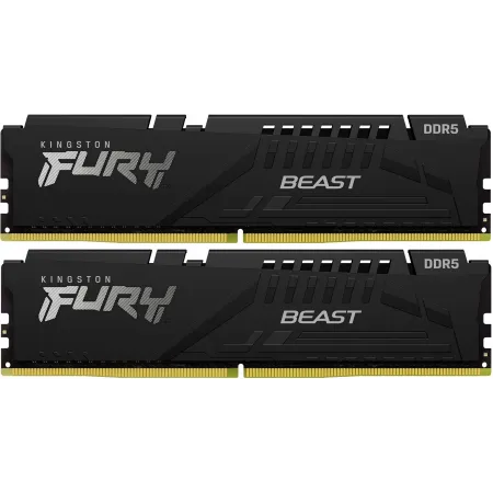 Память DDR5 2x8GB 5200MHz Kingston KF552C36BBEK2-16 Fury Beast Black Expo RTL Gaming PC5-41600 CL36 DIMM 288-pin 1.25В kit single rank с радиатором Ret