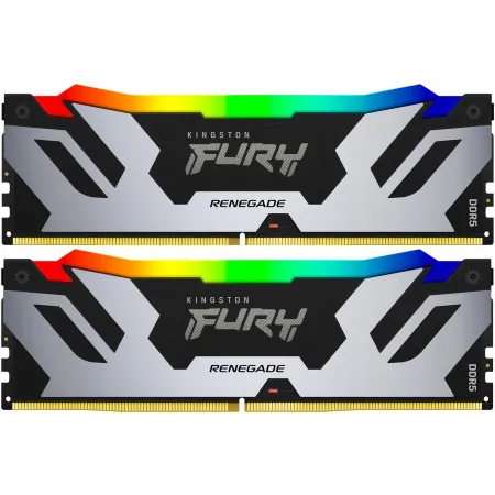 Память DDR5 2x16GB 7200MHz Kingston KF572C38RSAK2-32 Fury Beast RGB RTL Gaming PC5-57600 CL38 DIMM 288-pin 1.45В kit single rank с радиатором Ret