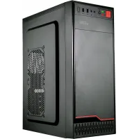 Корпус KingPrice KPCC-MD201 черный без БП ATX 1x80mm 4x120mm 2xUSB2.0 audio