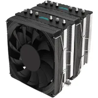 Устройство охлаждения(кулер) GMNG GG-CPC250-1 120x120x25mm Soc-AM5/AM4/1151/1200/2066/1700 черный 4-pin 22-32dB Al+Cu 250W 930gr Ret (GG-CPC250-1-BK)