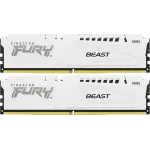 Память DDR5 2x16GB 5600MHz Kingston KF556C36BWEK2-32 Fury Beast White Expo RTL Gaming PC5-44800 CL36 DIMM 288-pin 1.25В kit single rank с радиатором Ret