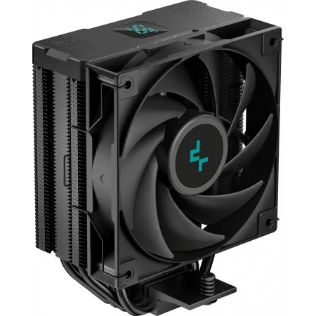 Устройство охлаждения(кулер) Deepcool AG400 Digital BK Soc-AM5/AM4/1151/1200/1700 черный 4-pin 31.6dB Al+Cu LCD 220W 636gr Ret (R-AG400-BKNDMN-G-2)