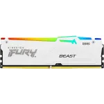 Память DDR5 16GB 5200MHz Kingston KF552C36BWEA-16 Fury Beast White Expo RGB RTL Gaming PC5-41600 CL36 DIMM 288-pin 1.25В kit single rank с радиатором Ret