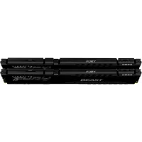 Память DDR5 16GB 6400MHz Kingston KF564C32BB-16 Fury Beast Black RTL Gaming PC5-51200 CL32 DIMM 288-pin 1.4В single rank с радиатором Ret