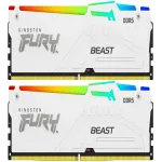Память DDR5 2x16GB 6000MHz Kingston KF560C30BWAK2-32 Fury Beast RGB RTL Gaming PC5-48000 CL30 DIMM 288-pin 1.4В kit single rank с радиатором Ret