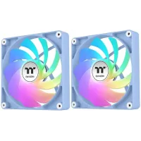 Вентилятор для корпуса Thermaltake CT120 Sync Hydrangea Reverse ARGB 120х120x25 голубой 4-pin 31.2дБ (упак.:2шт) (CL-F200-PL12BU-A) Ret Вентилятор для корпуса Thermaltake CT120 Sync Hydrangea Reverse ARGB 120х120x25 голубой 4-pin 31.2дБ (упак.:2шт) (CL-F200-PL12BU-A) Ret