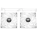 Вентилятор для корпуса Thermaltake CT140 Sync Reverse ARGB 140х140x25 белый 4-pin 32.8дБ (упак.:2шт) (CL-F176-PL14SW-A) Ret