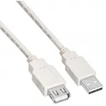 Кабель-удлинитель KingPrice KP-AmAf-v2-1.5m ver2.0 USB A(m) USB A(f) 1.5м черный