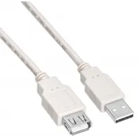 Кабель-удлинитель KingPrice KP-AmAf-v2-3m USB A(m) USB A(f) 3м черный