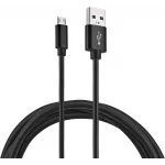 Кабель KingPrice KP-microUSB-2.4A-1m USB (m)-micro USB (m) 1м черный