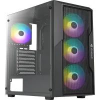 Корпус Azza Fighter черный без БП ATX 4x120mm 2x140mm 2xUSB2.0 1xUSB3.0 audio bott PSU
