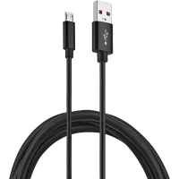 Кабель KingPrice KP-microUSB-2.4A-1.5m USB (m)-micro USB (m) 1.5м черный Кабель KingPrice KP-microUSB-2.4A-1.5m USB (m)-micro USB (m) 1.5м черный