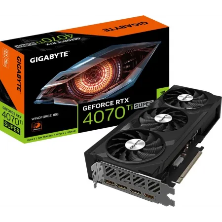 Видеокарта Gigabyte PCI-E 4.0 GV-N407TSWF3-16GD NVIDIA GeForce RTX 4070TI Super 16Gb 256bit GDDR6X 2610/21000 HDMIx1 DPx3 HDCP Ret