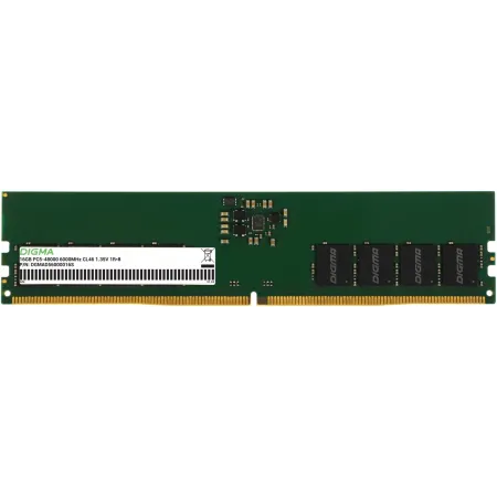 Память DDR5 16GB 6000MHz Digma DGMAD56000016S RTL PC5-48000 CL46 DIMM 288-pin 1.35В single rank Ret