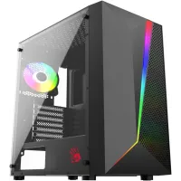 Корпус Bloody BD-CC106F черный без БП ATX 4x120mm 1xUSB2.0 1xUSB3.0 audio bott PSU