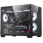 Корпус Bloody BD-CC108 черный без БП mATX 9x120mm 2xUSB3.0 audio bott PSU