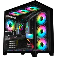 Корпус Bloody BD-CC111 черный без БП ATX 10x120mm 1xUSB2.0 1xUSB3.0 audio