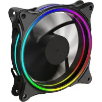 Вентилятор для корпуса Bloody BD-CF120ARGB3 ARGB 120х120x25 черный 4-pin 26дБ (упак.:1шт) (BD-CF120ARGB3-BK) Ret Вентилятор для корпуса Bloody BD-CF120ARGB3 ARGB 120х120x25 черный 4-pin 26дБ (упак.:1шт) (BD-CF120ARGB3-BK) Ret