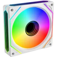 Вентилятор для корпуса Bloody BD-CF120ARGB5 LCD ARGB 120х120x25 белый 4-pin 26дБ (упак.:1шт) (BD-CF120ARGB5-WH) Ret Вентилятор для корпуса Bloody BD-CF120ARGB5 LCD ARGB 120х120x25 белый 4-pin 26дБ (упак.:1шт) (BD-CF120ARGB5-WH) Ret