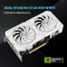 Видеокарта Asus PCI-E 4.0 DUAL-RTX4070S-O12G-EVO-WHITE NVIDIA GeForce RTX 4070 Super 12Gb 192bit GDDR6X 2520/21000 HDMIx1 DPx3 HDCP Ret