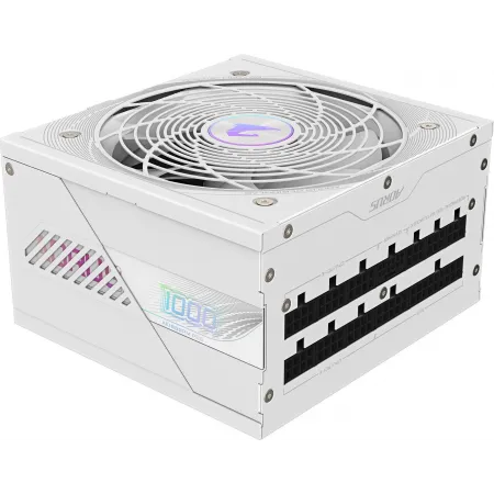 Блок питания Gigabyte ATX 1000W GP-AE1000PM PG5 ICE Gen.5 80+ platinum (20+4pin) APFC 120mm fan 16xSATA Cab Manag RTL