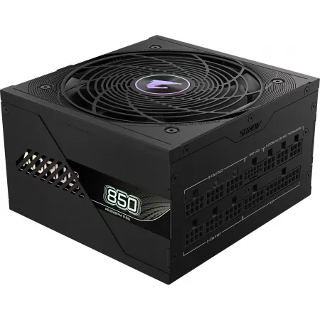 Блок питания Gigabyte ATX 850W AORUS ELITE GP-AE850PM PG5 Gen.5 80+ platinum (20+4pin) APFC 120mm fan 16xSATA Cab Manag RTL