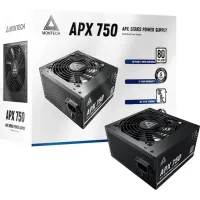 Блок питания Montech ATX 750W APX 750 80 PLUS WHITE (20+4pin) APFC 120mm fan 6xSATA Cab Manag RTL