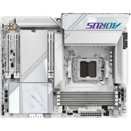 Материнская плата Gigabyte X870E AORUS PRO ICE SocketAM5 AMD X870 4xDDR5 ATX AC`97 8ch(7.1) 2.5Gg RAID+HDMI