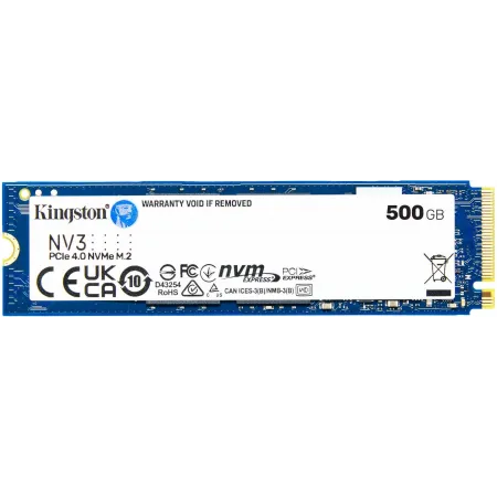 Накопитель SSD Kingston PCIe 4.0 x4 500GB SNV3S/500G NV3 M.2 2280