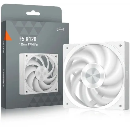 Вентилятор для корпуса PcCooler F5 R120 120х120x25 белый 4-pin 32дБ (F5R120-WHNT1-GL) Ret