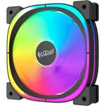 Вентилятор для корпуса PcCooler EF120 ARGB 120х120x25 черный 4-pin 25.7дБ (F3-L120BKAM1-GL) Ret