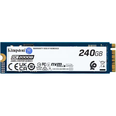 Накопитель SSD Kingston PCIe 4.0 x4 240GB SEDC2000BM8/240G DC2000B M.2 2280 0.4 DWPD