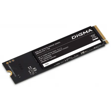 Накопитель SSD Digma PCIe 3.0 x4 1TB DGSM3001TP53T Mega P5 M.2 2280