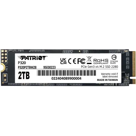 Накопитель SSD Patriot PCIe 3.0 x4 2TB P320P2TBM28 P320 M.2 2280