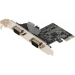 Контроллер PCI-E AX99100 2xCOM Bulk