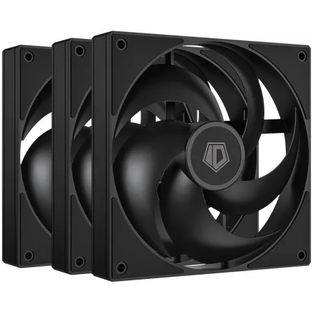 Вентилятор для корпуса ID-Cooling AS-120-K Trio 120х120x25 черный 4-pin 27.2дБ (упак.:3шт) Ret