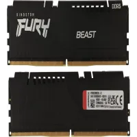 Память DDR5 2x16GB 6000MHz Kingston KF560C36BBE2K2-32 Fury Beast RTL Gaming PC5-48000 CL36 DIMM 288-pin 1.35В kit single rank с радиатором Ret