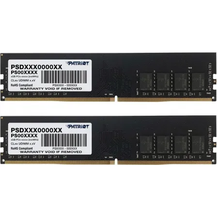 Память DDR4 2x16GB 3200MHz Patriot PSD432G3200K Signature Line RTL PC4-25600 CL22 DIMM 288-pin 1.2В kit dual rank Ret