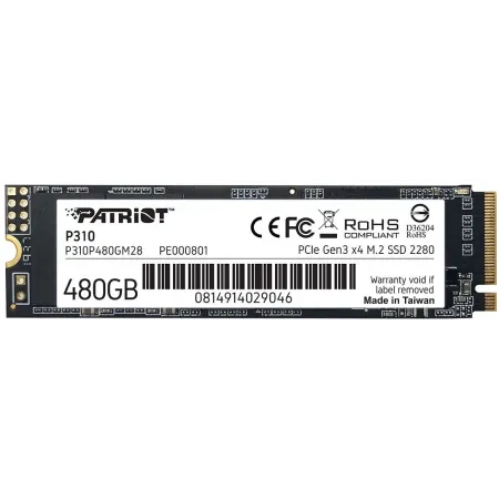 Накопитель SSD Patriot PCIe 3.0 x4 480GB P310P480GM28 P310 M.2 2280